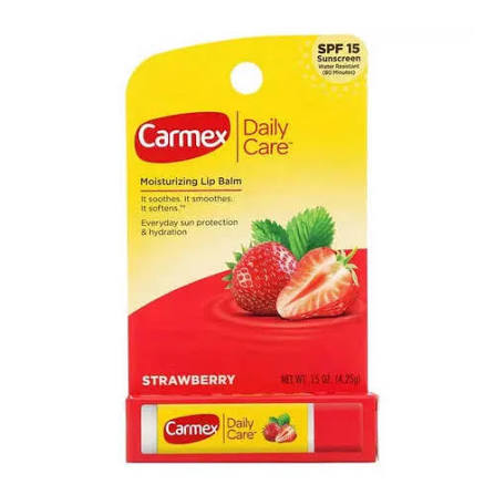 Carmex daily care lip balm strawberry 4.25g