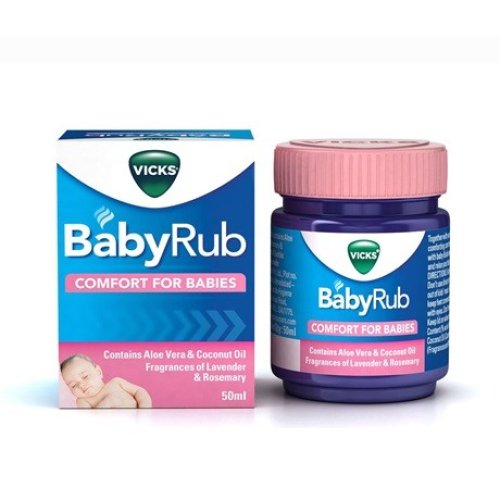 Vicks baby rub moist 50gm *N