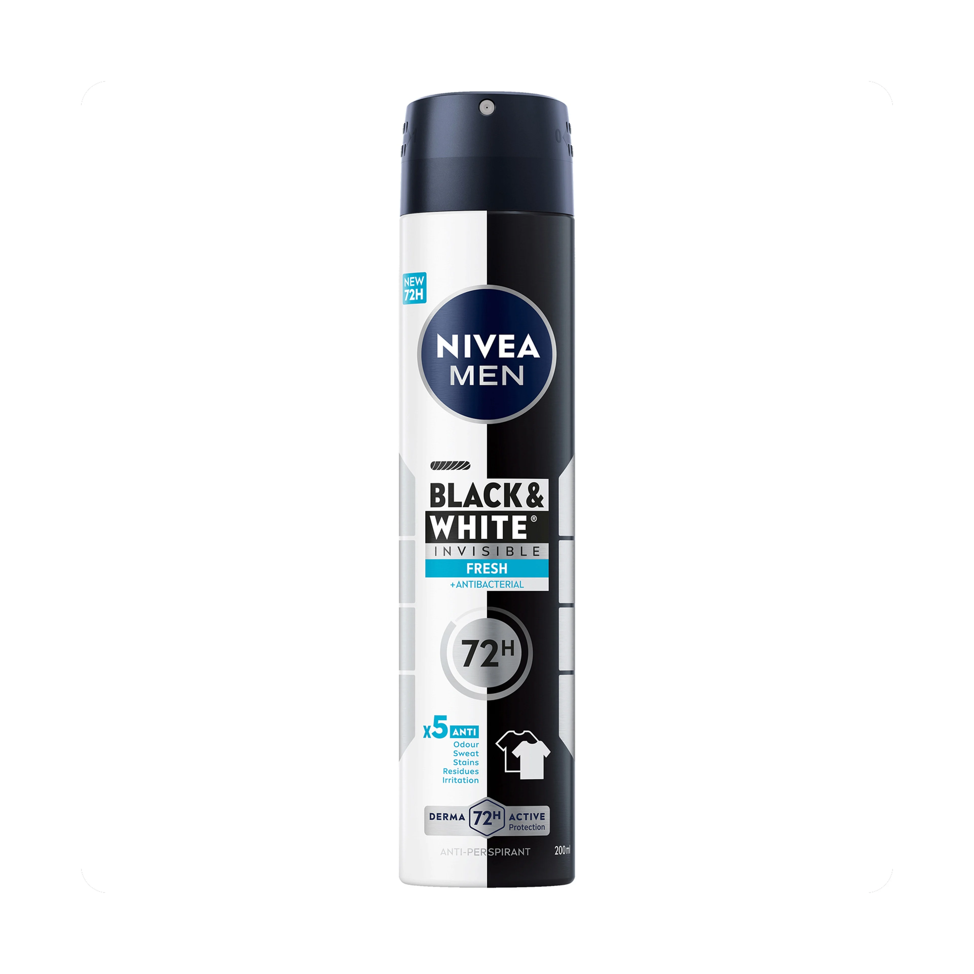 Nivea spray invisible b&w men 200ml 80157