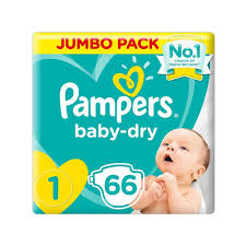 Pampers no.1 2*66 value