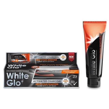 White Glo t.p charcoal deep stain100ml
