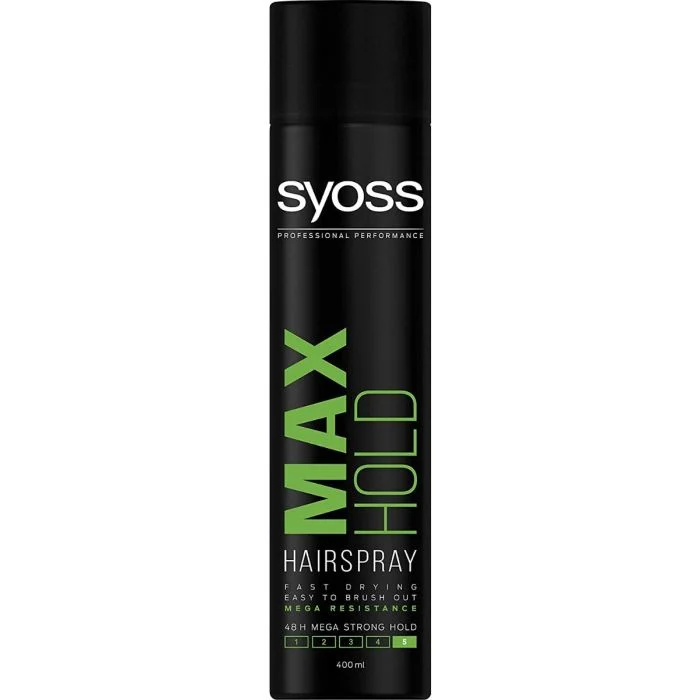 Syoss hair spray max hold 400ml 8358