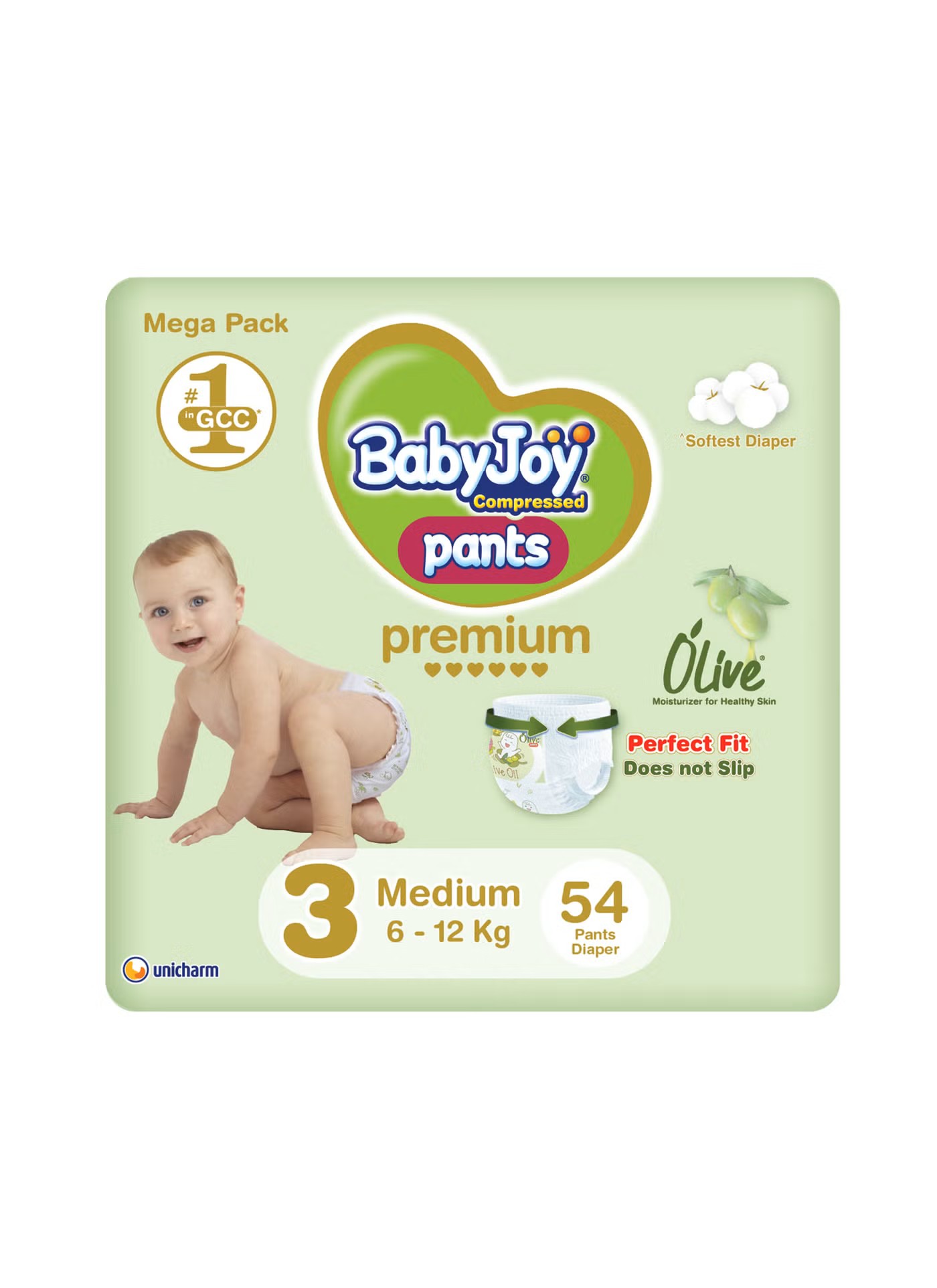 Babyjoy olive pants mega pack medium 3*54