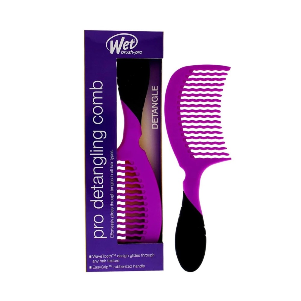 Wet brush pro detangling comb purple