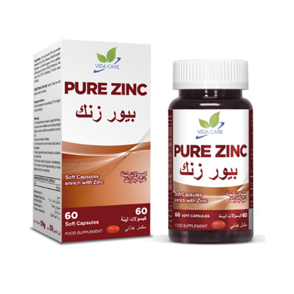 Pure zinc 30mg 60caps