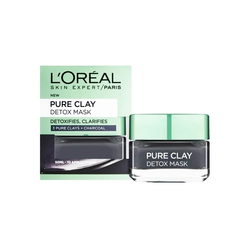 Loreal pure clay mask charcoal 50ml