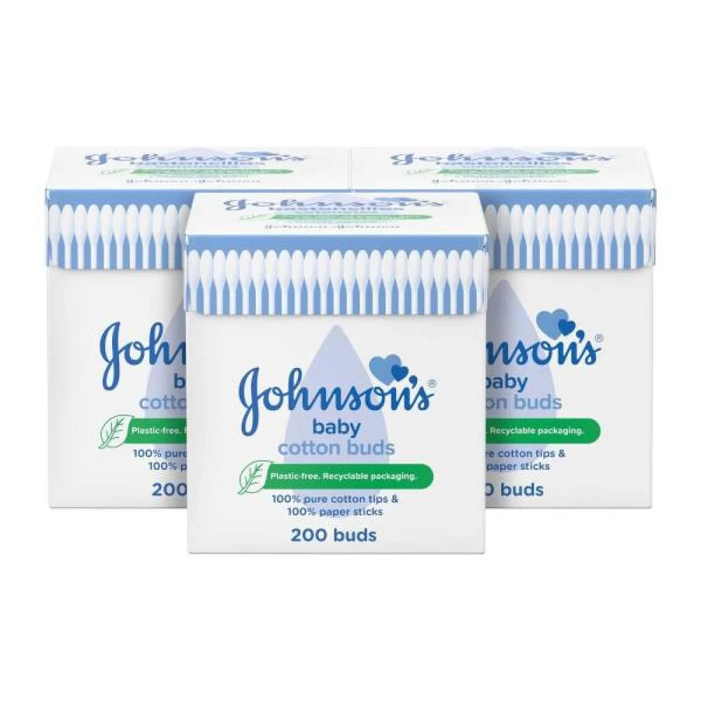 Johnson cotton buds 200pcs 2+1 free