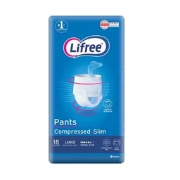 Lifree compressed pants normal large jumbo 3*18