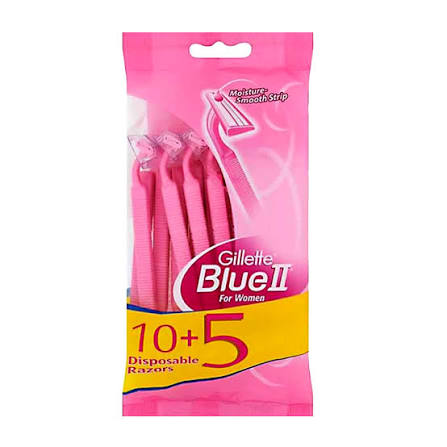Gillette blue 2 women pink 10+5