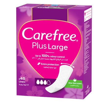 Care free large aloe vera 48 panty 56496
