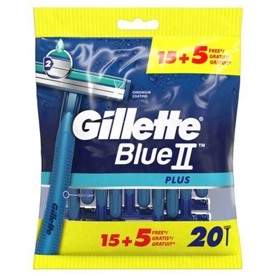 Gillette blue 2 plus 15+5 gratis free 32305