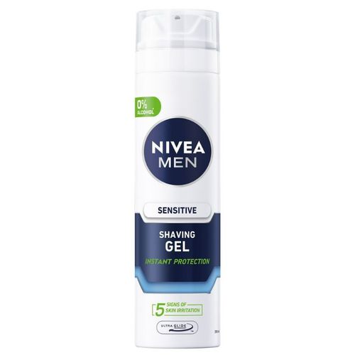 Nivea shaving gel sensitive200ml 80062