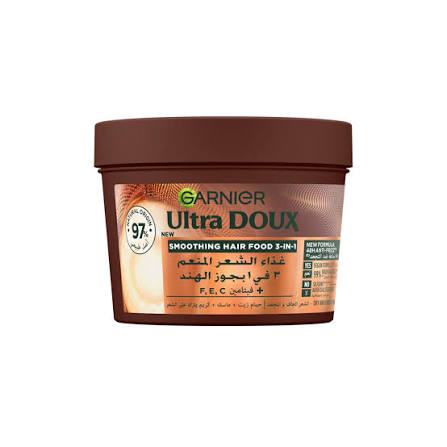 Garnier ultra doux hair food frizzy coconut 390ml