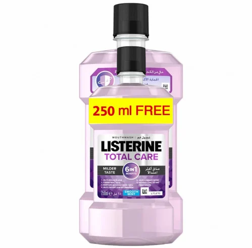 Listerine m/w total care 500ml + 250ml free