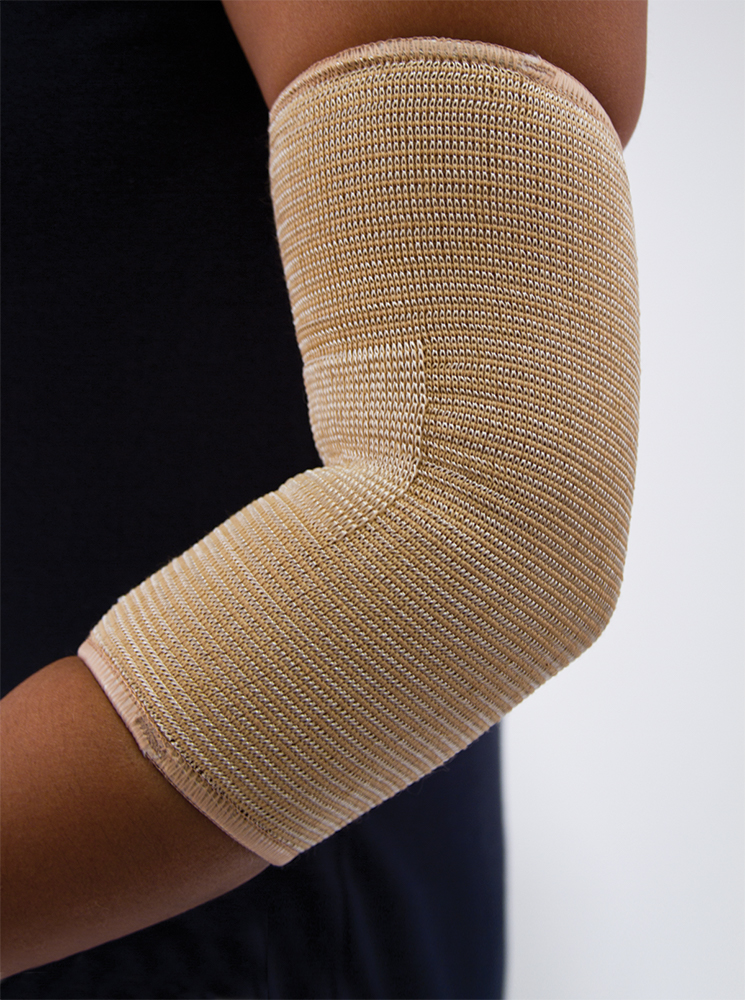 Elastic elbow support