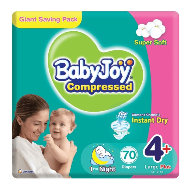 Babyjoy compressed giant pack (No.4+) large + 3*70