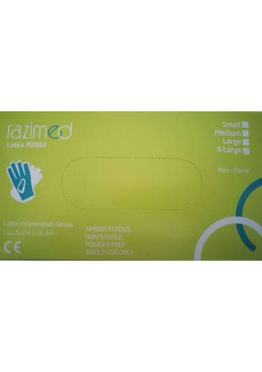 Gloves latex powder free xl