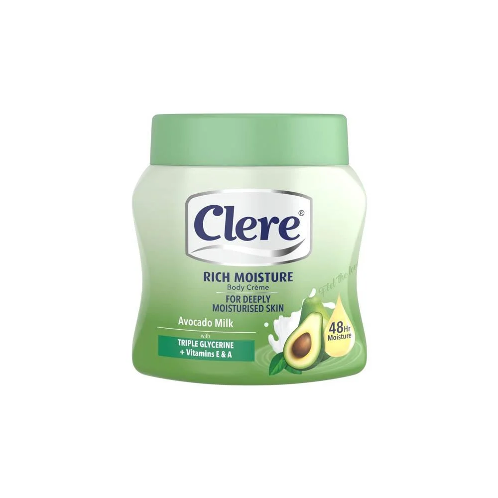 Clere cream rich moisture avocado milk 500ml
