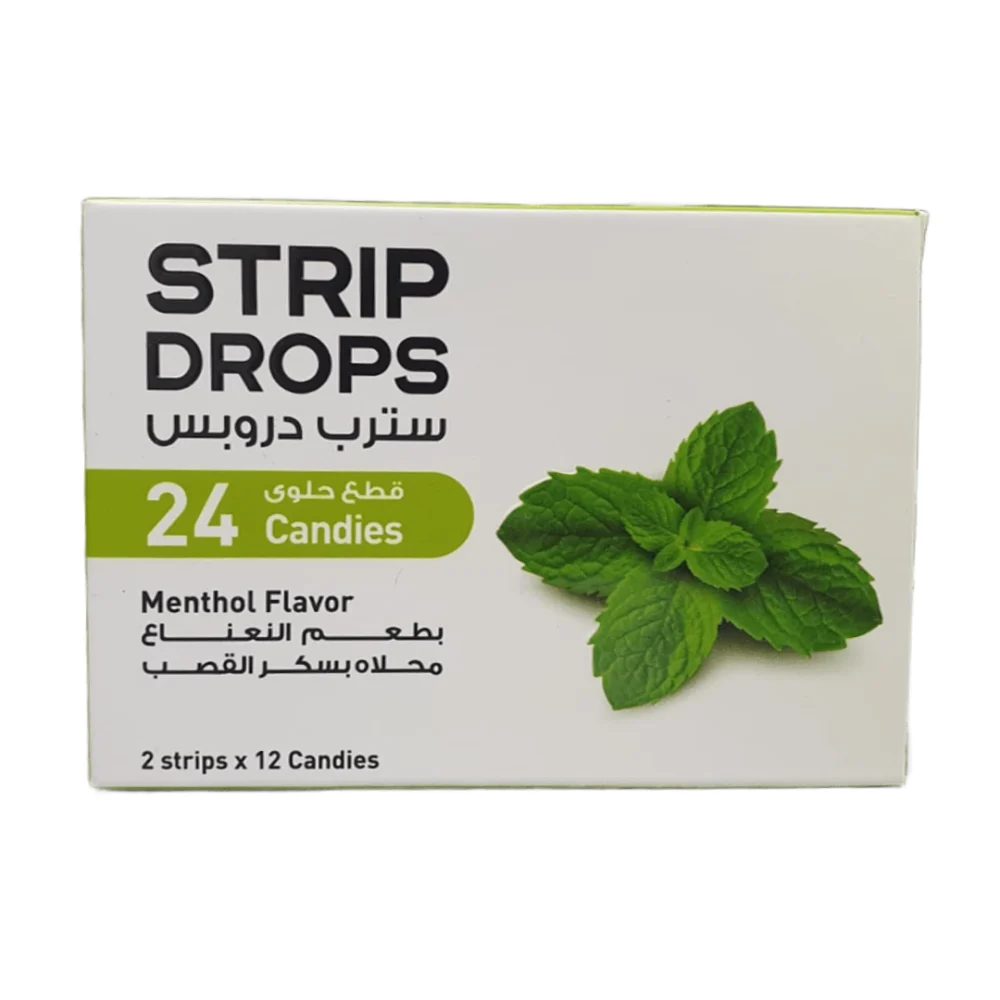 Strip drops menthol 24candies