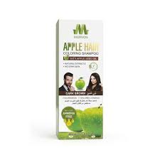 Apple hair color shampoo dark brown 400ml