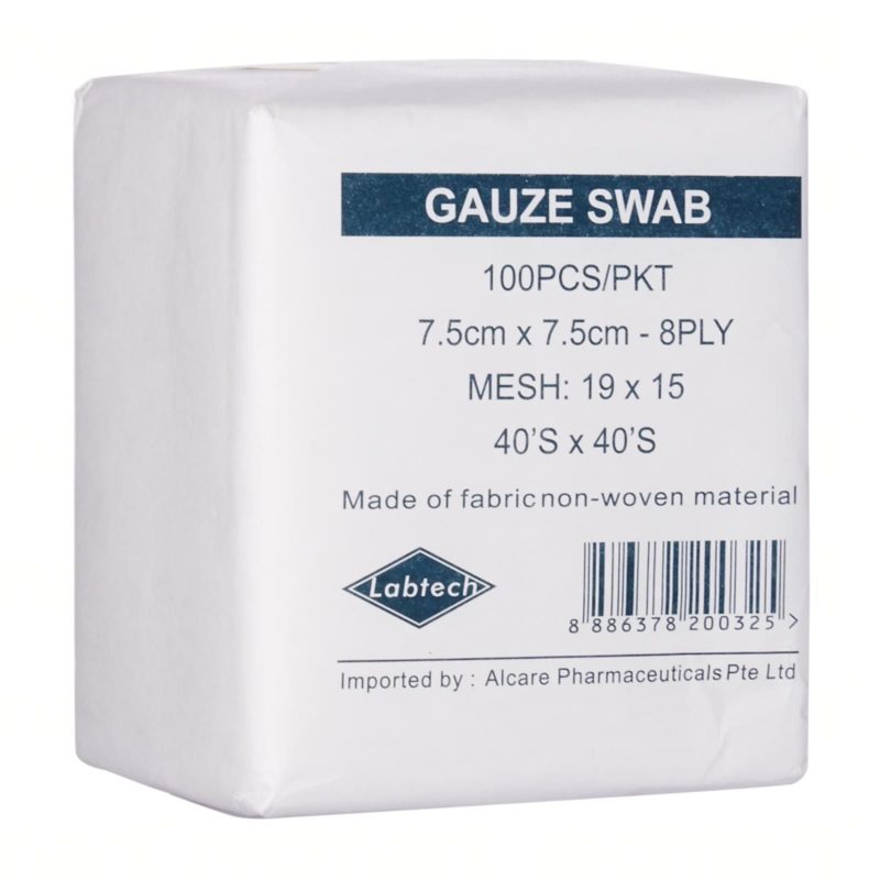 Gauze swab 7.5*7.5 cm